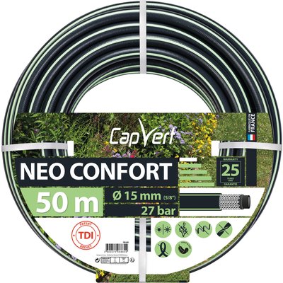 Tuyau d'arrosage - Néo Confort - Capvert - Ø 15 mm - L. 50 m
