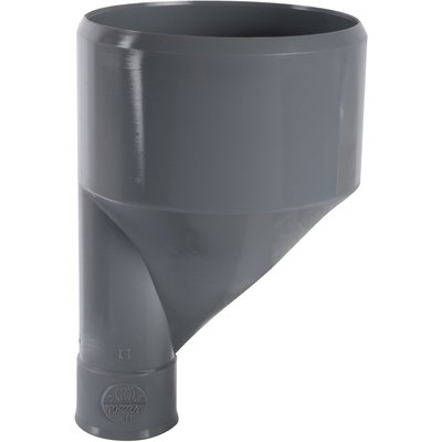 Raccord PVC gris excentré réduit - Mâle / femelle Ø 125 - 100 mm - Girpi