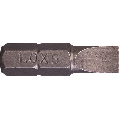 Embout Trempe dure Plat SL6 - 25 mm - Riss
