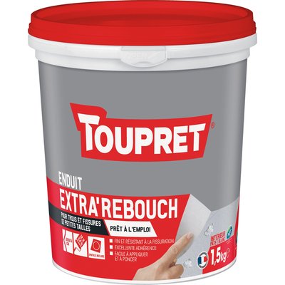 Enduit extra'rebouch pâte Toupret - 1,5 kg