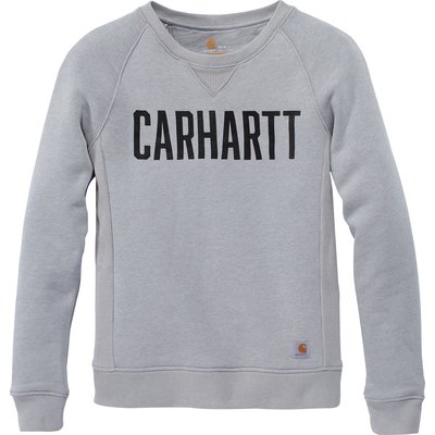 Sweat femme col rond logo block - Carhartt