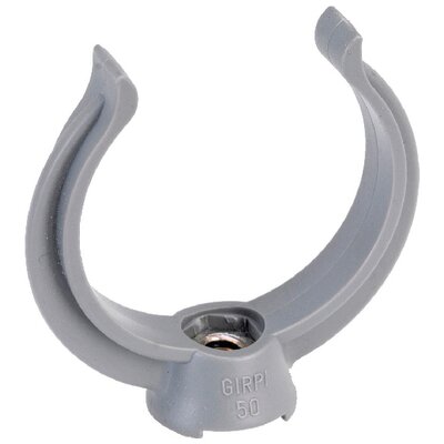 Collier lyre PVC gris simple tube Ø 32 mm - Girpi - Sachet de 5