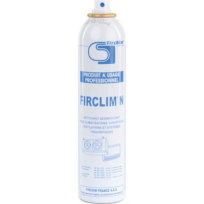 Nettoyant désinfectant Firchim - Pour climatisations - chauffages - ventilations - systèmes frigorifiques - 1 L