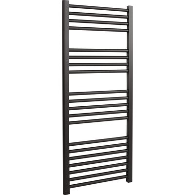 Radiateur sèche serviettes Tonon Evolution - 514 W - Hauteur 1,20 m - Noir mat - Réversible recto verso