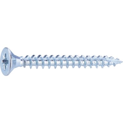 Vis agglo - Fixpro - Tête fraisée - PZ - Acier zingué - 5 x 45 mm - Boîte de 250
