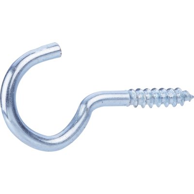 Crochet à visser - Fixpro - Acier zingué - 3 x 40 mm - 10 pces