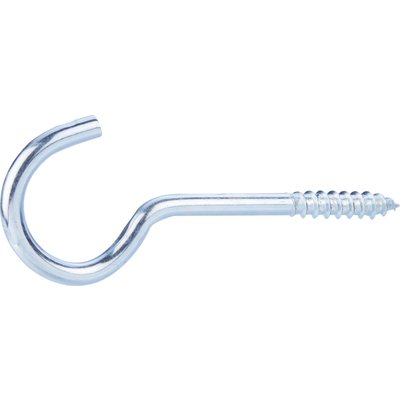 Crochet à visser - Fixpro - Acier zingué - 4,2 x 80 mm - 4 pces