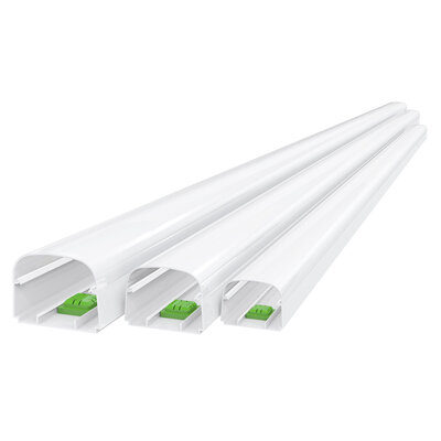 Goulotte standard -TECNOSYSTEMI - Optima T - L 2 m x l 74 mm x h 56 mm - Vendu par 14