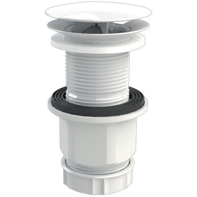 Bonde de lavabo Hygiénique - DELABIE  - Sans garde d'eau - Débit 36L/min