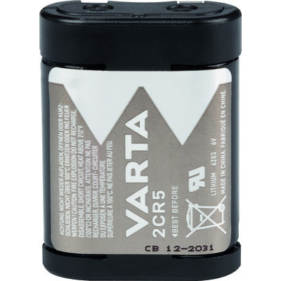 Pile lithium - 2CR5 - 6V - Varta