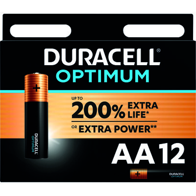 Pile alcaline - Duracell - AA / LR6 Optimum - 1,5 V
