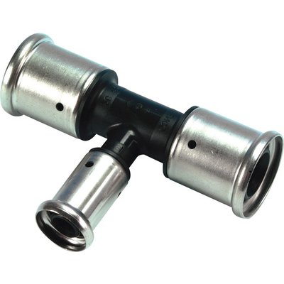 Té inégal multicouche à sertir Henco - Diamètre 32 - 26 - 32 mm