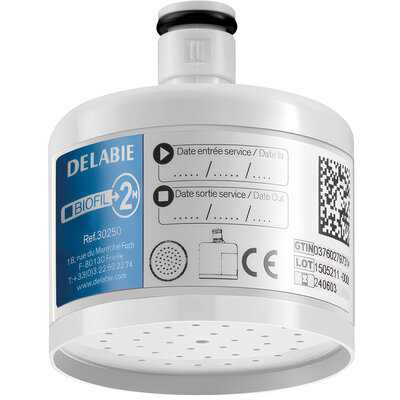 Filtre robinet et douche murale - DELABIE - Biofil 2 mois - Ø 56 mm