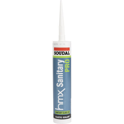 Mastic élastique - HMX Sanitary pro - SOUDAL - Blanc