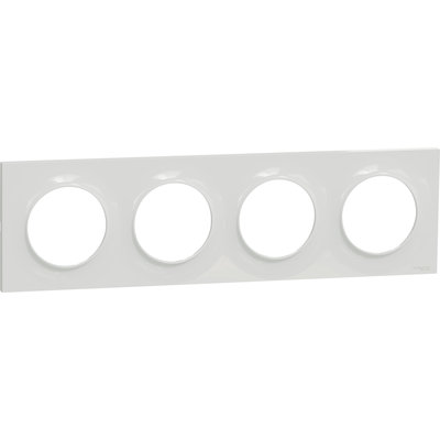 Plaque - Odace styl - Schneider Electric - 4 poste