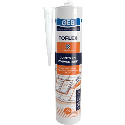 Mastic d'étanchéité translucide - Toflex - GEB - 310 ml