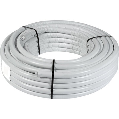 Tube multicouche - SIDER - Gaine isolé - 25M - Blanc - Ø32mm