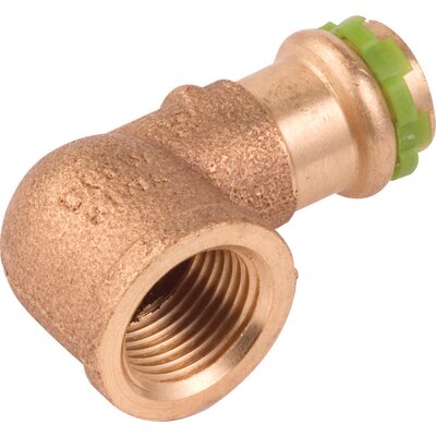 Raccord laiton coudé 90° à sertir - AIPS -  F 1" - Ø 28 mm