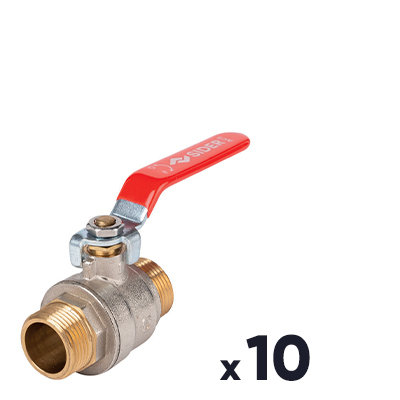 Vanne à boisseau sphérique - SIDER - PN40/DN20 - MM 3/4" - Lot de 10