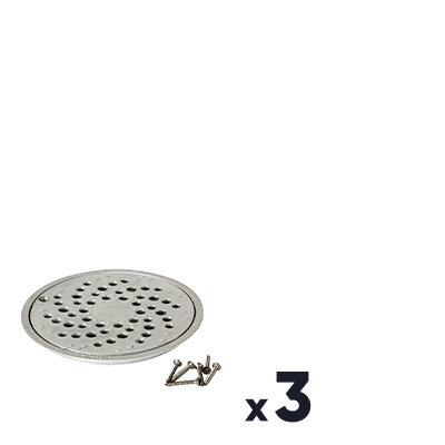 Lot de 3 grilles de siphon - Sitaral