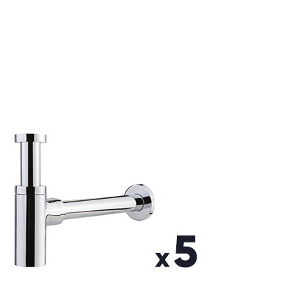 Lot de 5 siphons design pour lavabo - Odyssea