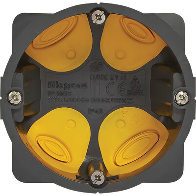 Boite d'encastrement - Eco Batibox - LEGRAND - 1 poste - Profondeur 40 mm
