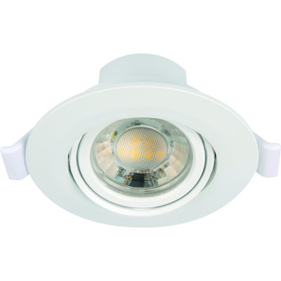 Spot LED encastré - Axto - Dhome - Orientable - 5 W - 450 lm - 3000 K - 38° - Dimmable