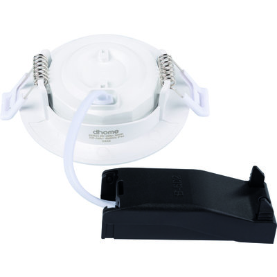 Spot LED encastré - Liqui - Dhome - Orientable - 5 W - 430 lm - 3000 K - 38° - IP20/IP44