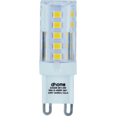 Ampoule LED capsule - G9 - Dhome - 350 lm - 3,5 W - 4000 K