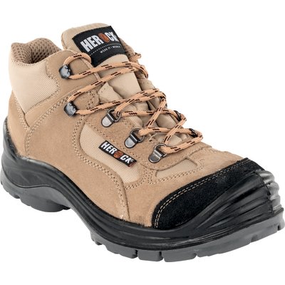 Chaussures de sécurité hautes - Cross - Herock - Beige - Pointure 39