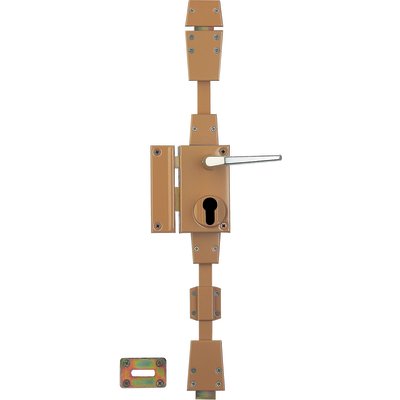 Serrure multipoint en applique OR gauche à fouillot - Clé I - Axe à 45 mm - Verti CP - Thirard