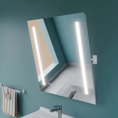 Miroir à Led intégré - Rota Plus - CREAZUR - 70 x 80 cm