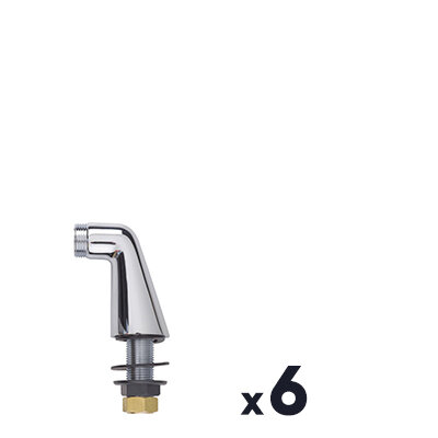 Lot de 6 colonnettes luxe - M 1/2" - M 3/4"