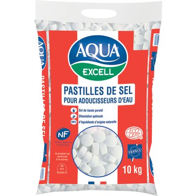Pastille de sel pour adoucisseurs - AQUA excell - 10kg