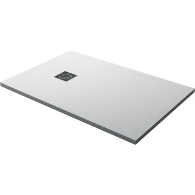 Receveur de douche - Naxos - Odyssea - Extra-plat - Blanc - L. 120 cm - l. 80 cm - ép 2.5cm