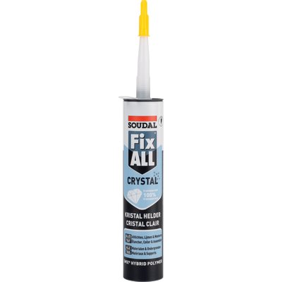 Mastic MS polymères - SOUDAL - Fix all crystal - 290 ml
