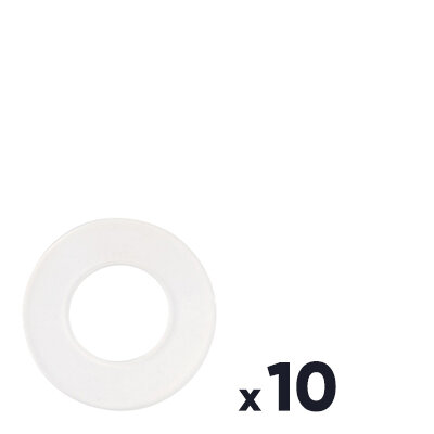 Joint de soupape - Ø 63 mm / 32 mm x 3 mm - Mécanisme Duofix II - Geberit - Lot de 10
