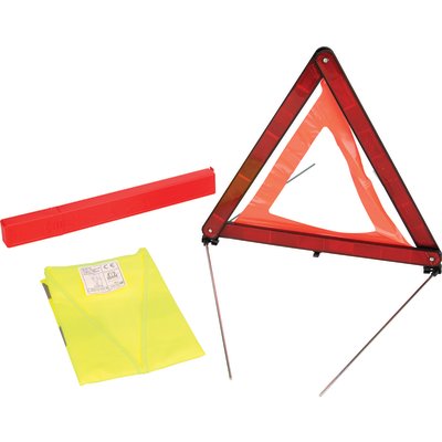 Lot de sécurité avec gilet et triangle - Impex - 850 g