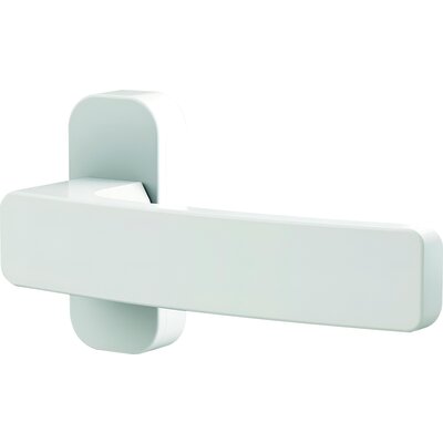 Ensemble poignée et rosace - VACHETTE -  Quad - Blanc - L. 127 mm