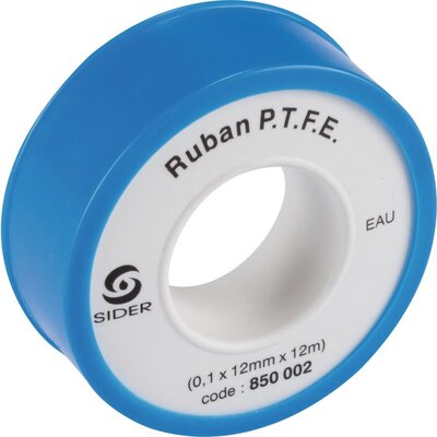 Lot de 4+1 Ruban PTFE - 12 m - 12 x 0,1 mm