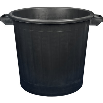Corps de poubelle seul - ALUMINIUM - 80 L - Coloris noir