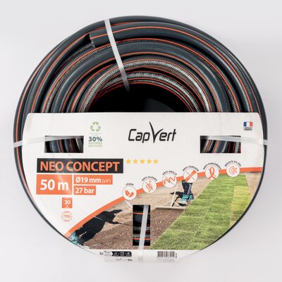 Tuyau d'arrosage - Néo Concept - Capvert - Ø 19 mm - L. 50 m