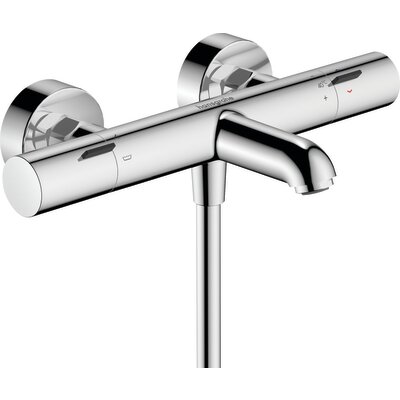 Mitigeur thermostatique douche - Ecostat Fine - HANSGROHE - Débit 20,3 l/min