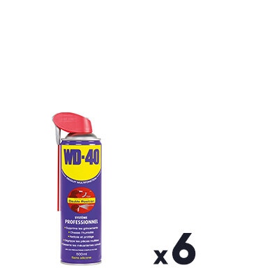 Lot de 6 aérosols WD 40 - 500 ml