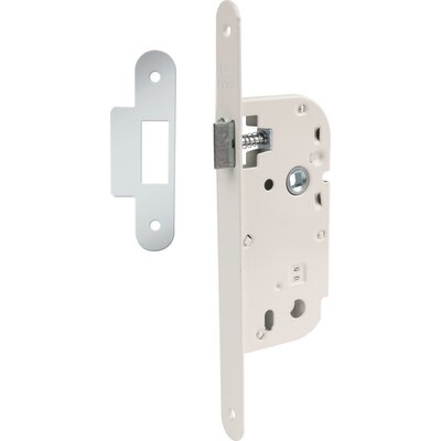 Serrure à larder - Exem - Axe 50 mm - Réversible - Bec de cane