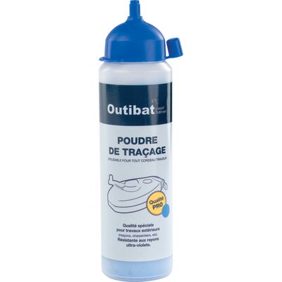 Biberon de poudre bleue - Outibat - 200 g