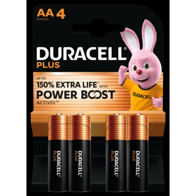Pile plus 150% - DURACELL - AA - LR06 - Alcaline - Vendu par 12
