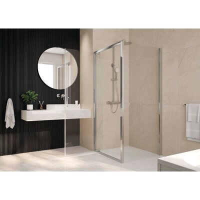 Paroi de douche fixe – Vista – LEDA – H.190 cm - l. 88-90 cm