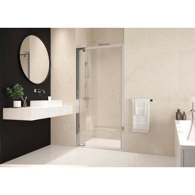 Porte de douche - LEDA - Vista - Pivotante - Axe excentré - 90cm