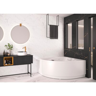 Panneaux muraux de salle de bain - KINEDO - Kinewall - Marbre Blanc - 150x250 cm